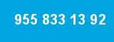 955 833 13 92 955 833 13 92